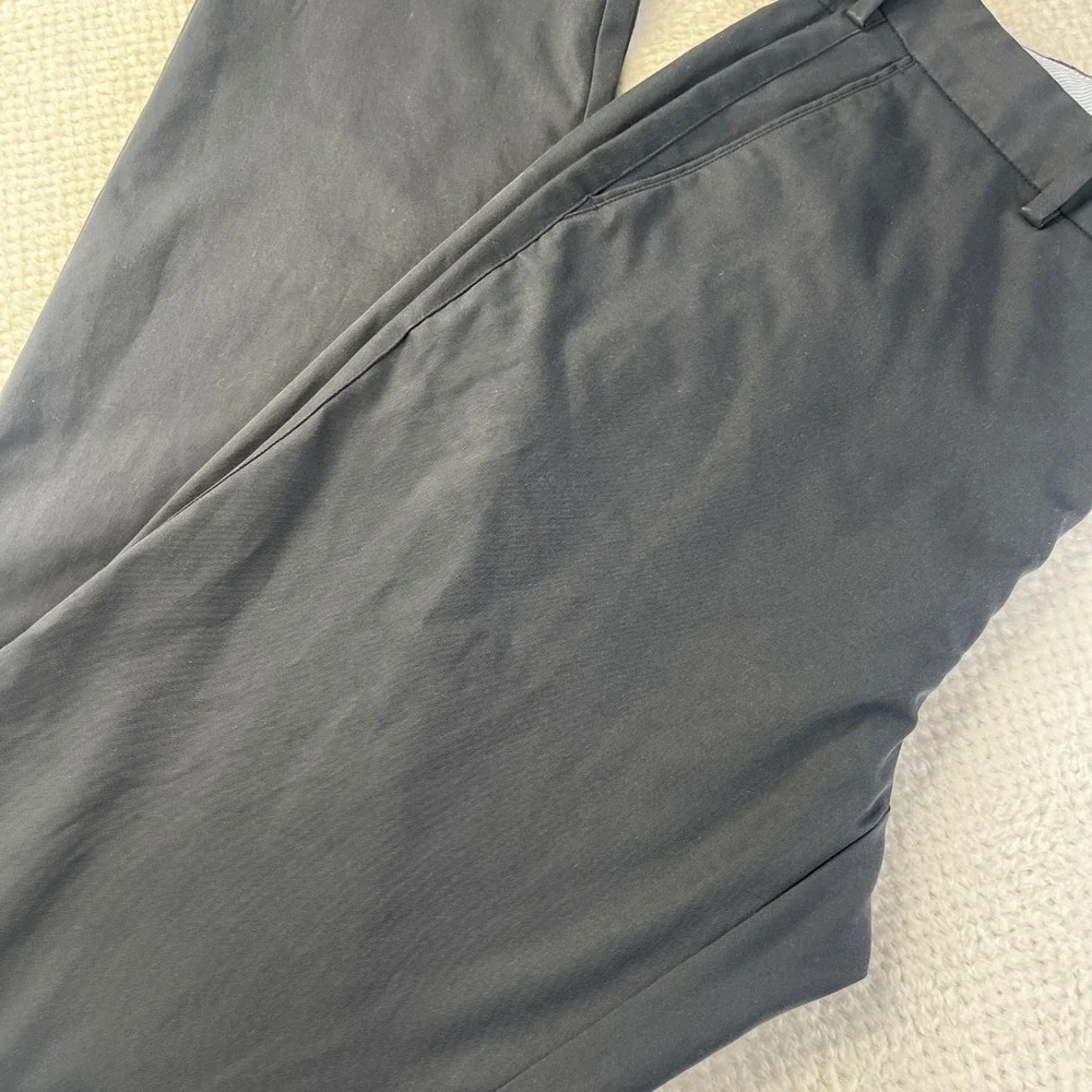 Peter Millar E Performance Pants Mens 35/34 Navy Blue Golf Trousers Polyester